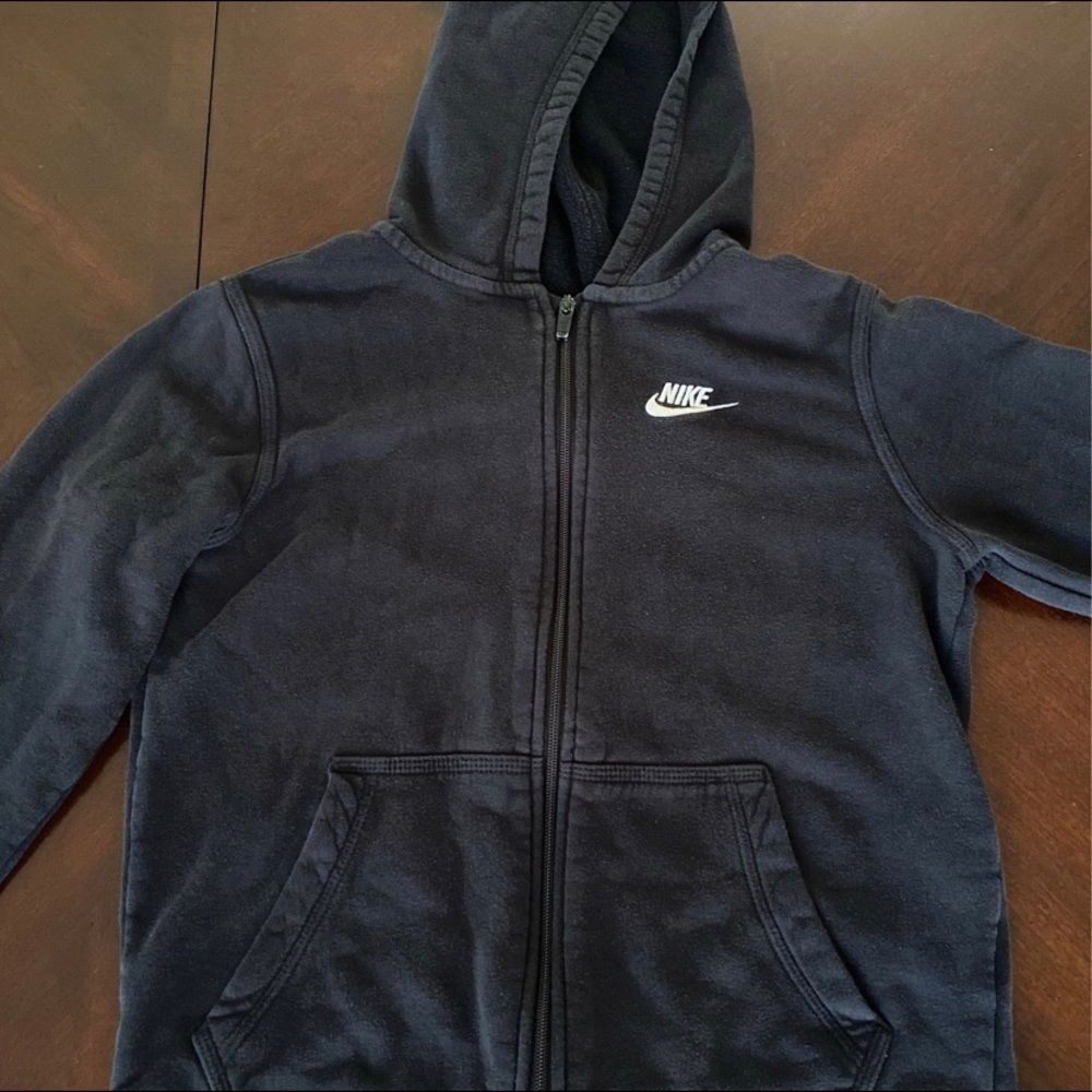 Black Nike Zip Up Hoodie